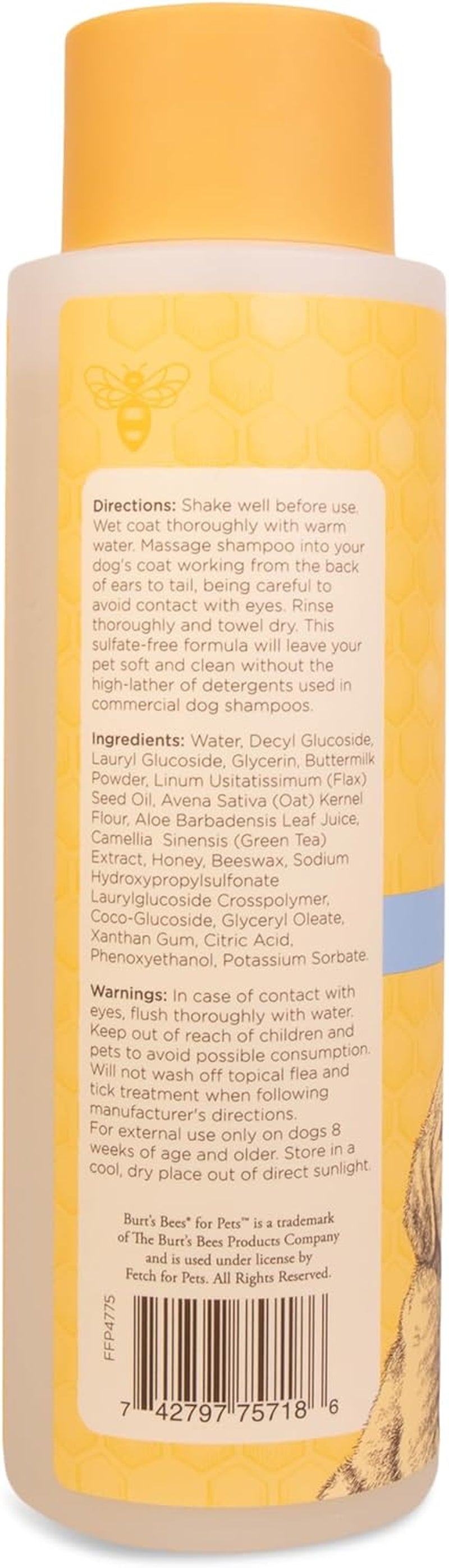 Puppies Natural Tearless 2 in 1 Shampoo and Conditioner | Made with Buttermilk and Linseed Oil | Best Tearless Puppy Shampoo for Gentle Skin and Coat | Made in USA, 16 Oz